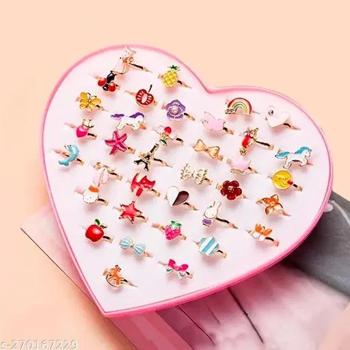 3 Piece Ring Set for Women (Gold)