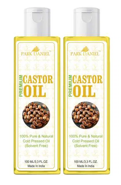 Park Daniel Premium Cold Pressed Castor Oil, Pack of 2, 100 ml, SE-149