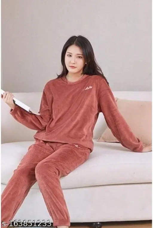 Comfort Nightdress for Women (Brown, L)