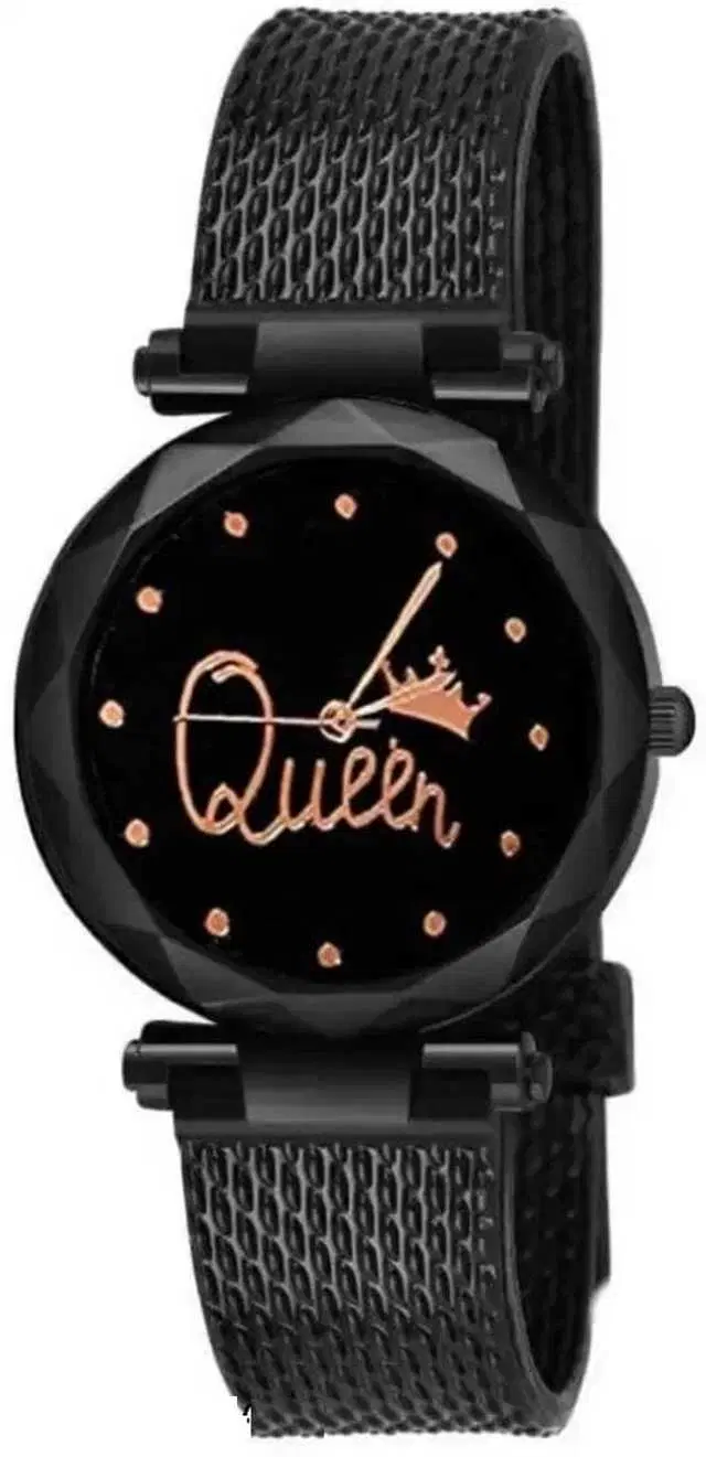 Analog Watch For Womens (Black) (WS-132)