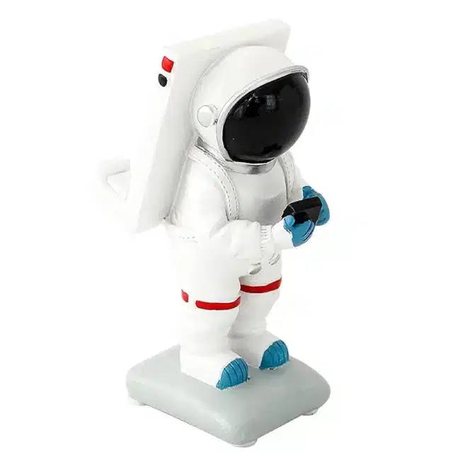 Exclusive Astronaut Mobile Stand for Table & All Smartphones, White