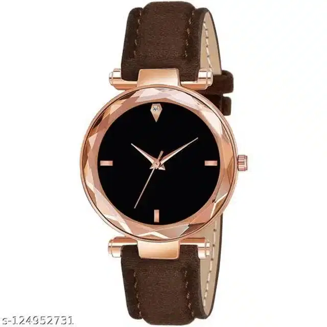 Analog Watch for Women (Brown)