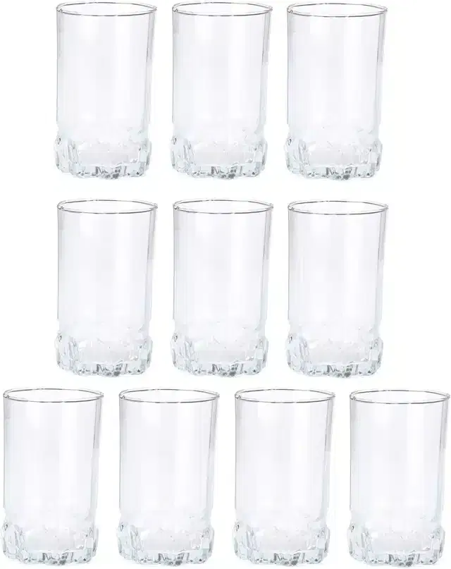 Liquor cum Cocktail Glasses, Transparent, 300 ml, Pack of 10