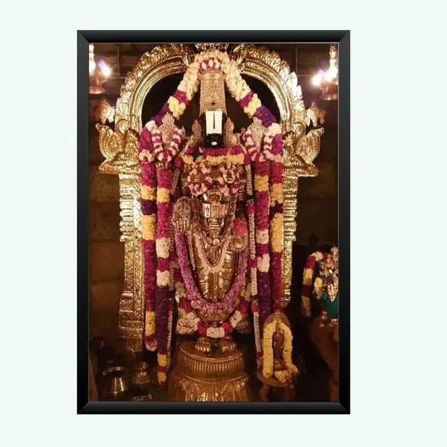 Polyester Photo Frame, Black, 5x7 inches