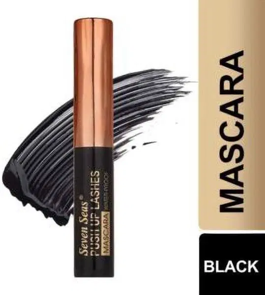 Seven Seas Push Up Lashes Mascara, Black