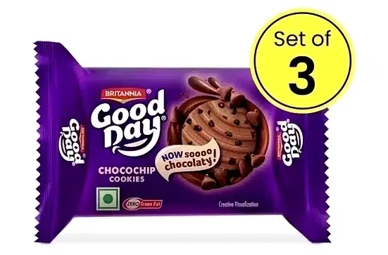 Britannia Good Day Chocochip Cookies, 39 g (Set Of 3)