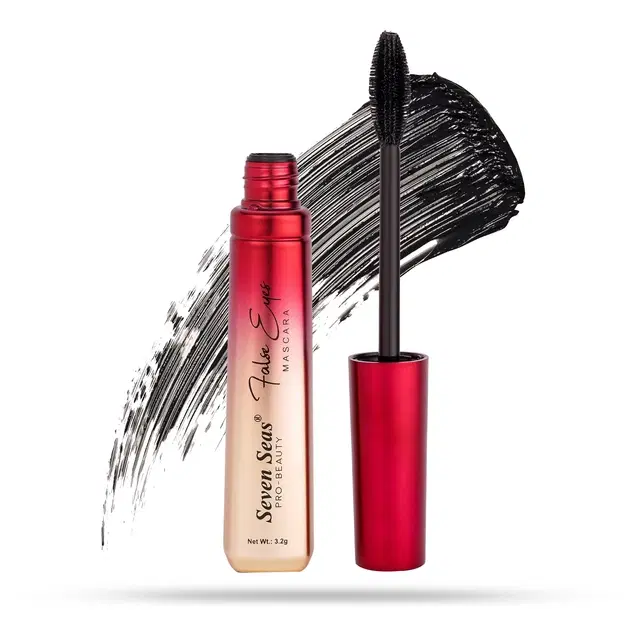 Seven Seas False Eyes Mascara, Black