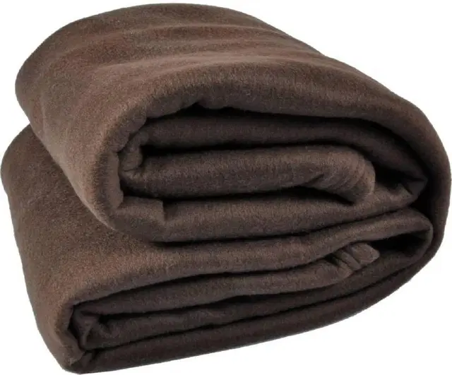 Fleece Blanket, Brown, 60x90 Inches