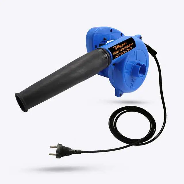 Hillgrove Electric Air Blower and Suction Dust Cleaner for AC, Computer, Home, Blue, 800W/18000 RPM, H-02