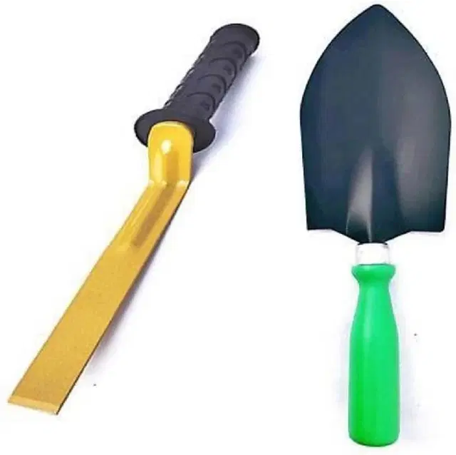 Gardening Tools Set, Green::Yellow, Set of 2
