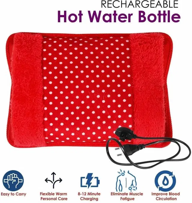 Assorted Velvet Hot Water Bag, Pack Of 1
