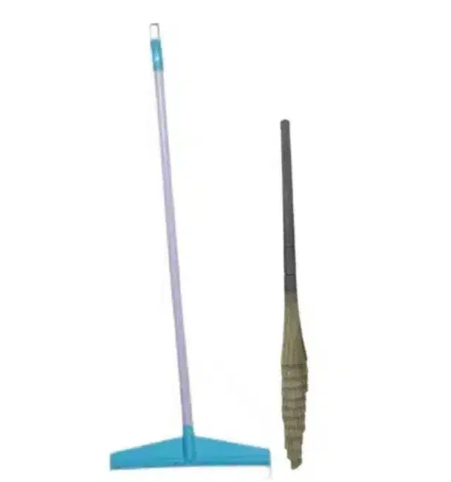 Chakaachak Dust Broom with Shagun Wiper, 16 inch, Set of 2