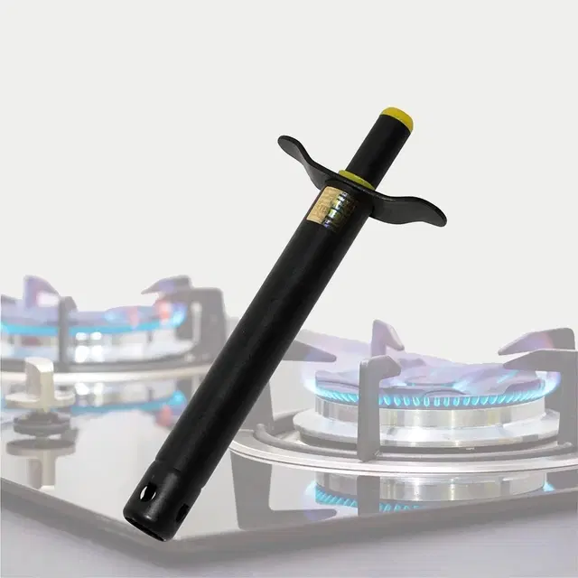 Stainless Steel Gas Stove Lighter, Black