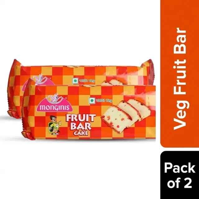 Monginis Veg Fruit Bar 50 g - Pack of 2