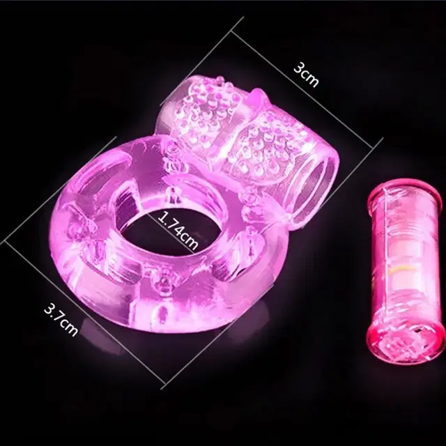 Penis Vibrator Ring for Men, Pink