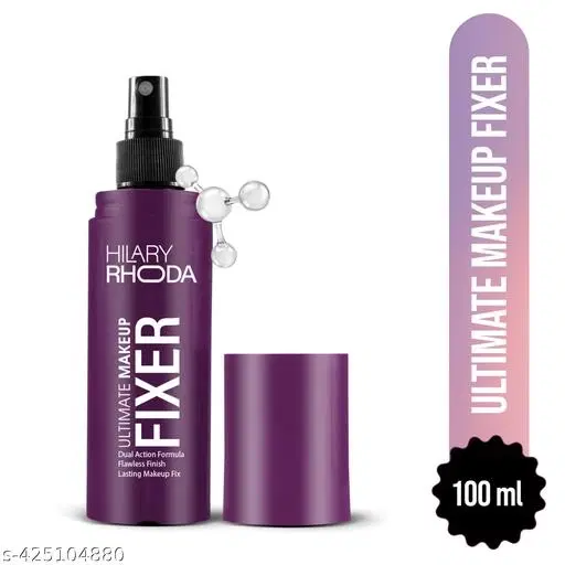 Hilary Rhoda Ultimate Makeup Fixer | Infused With Niacinamide & Hyaluronic Acid | Hydrates, Soothes & Refreshes Skin | Dual Action & Weightless Formula | Setting Spray |100 ml
