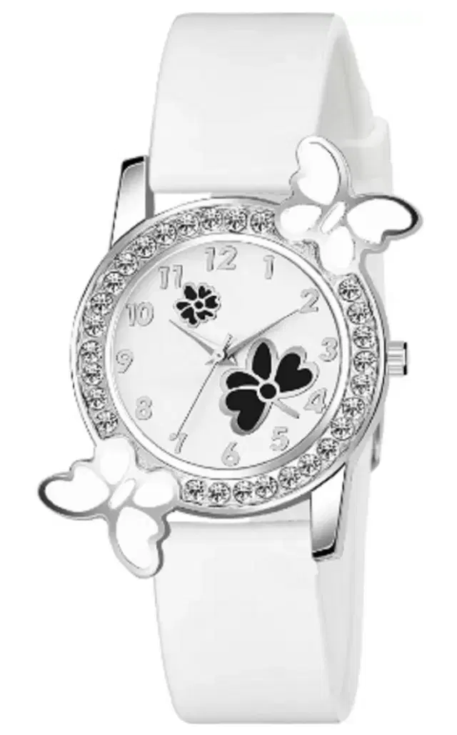 PU Strap Analog Watch for Women & Girls (Multicolor)