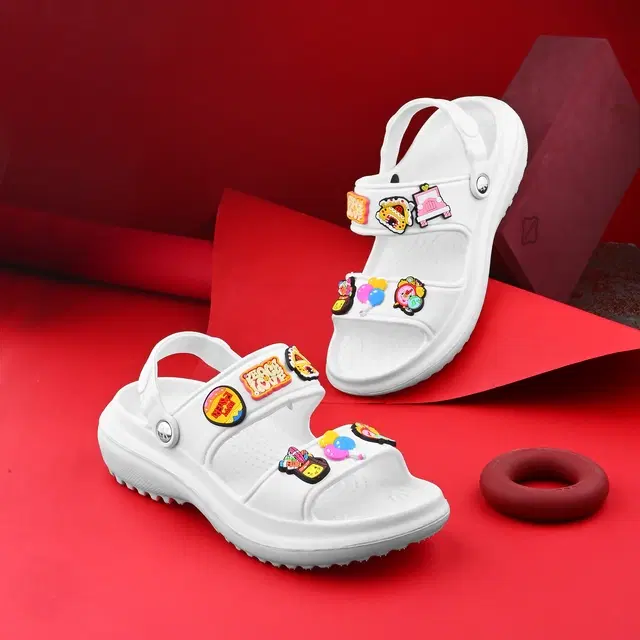 Clogs for Women (White, 7)