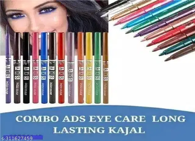 ADS Proffesional Absolute Kajal, Pack of 12