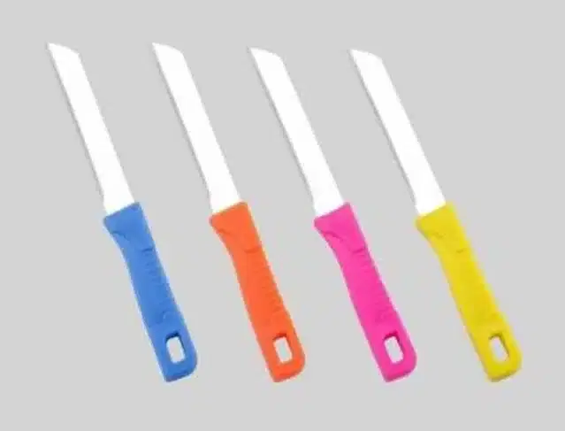 Stainless Steel Knife for Kitchen, Multicolor, Pack of 4