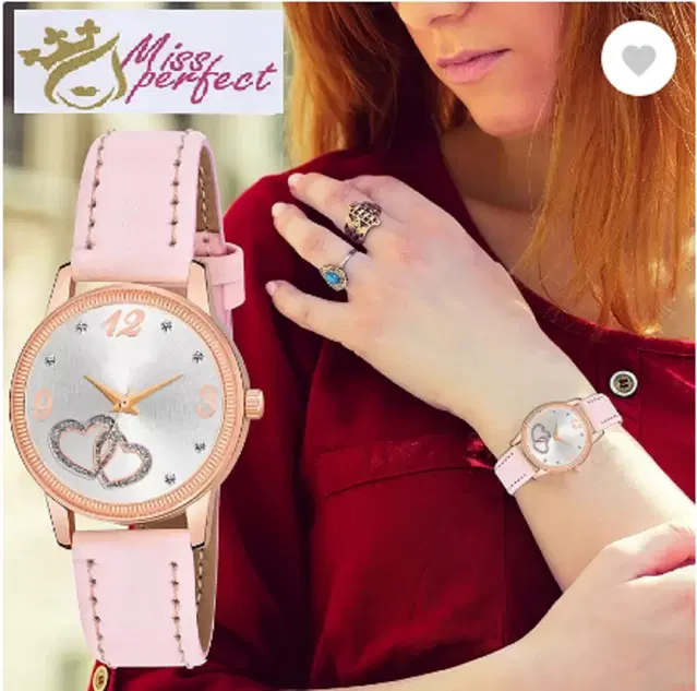 Leather Strap Analog Watch for Women & Girls (Multicolor)