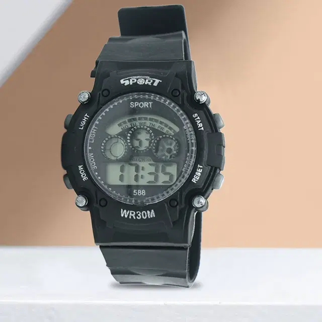 Kids Digital Watches,, Pack of 1, SN, Multicolor