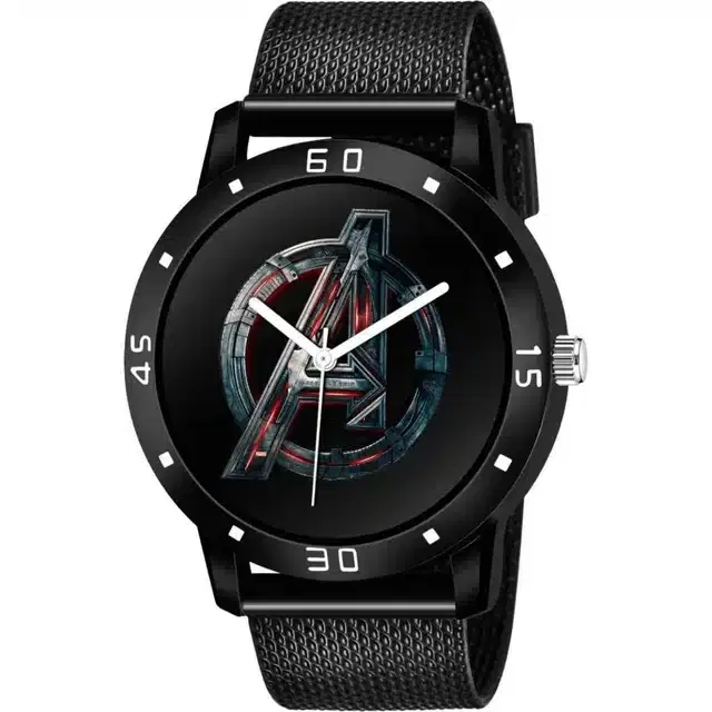Analog Watch for Men (Black)