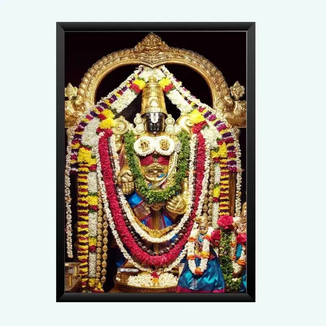 Polyester Photo Frame, Black, 5x7 inches