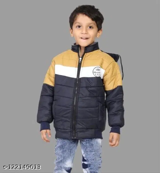 Polyester Jacket for Boys (Multicolor, 4-6 Months)