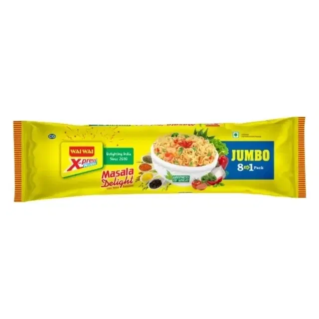 Wai Wai Delight Noodles Jumbo 8 in 1- 400 g