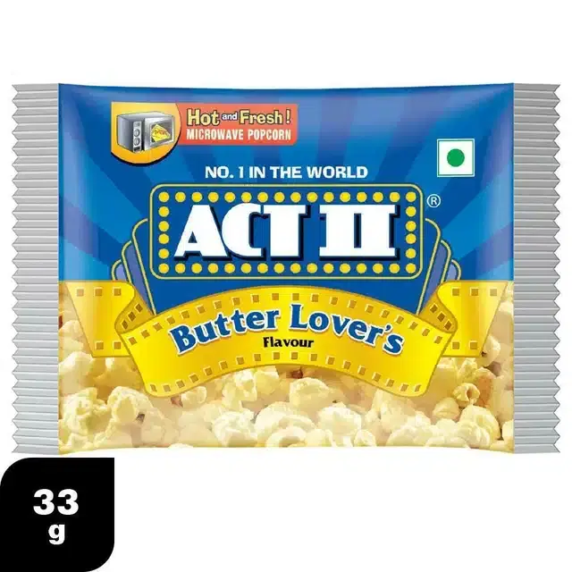 Act II Butter Microwave Popcorn 33 g