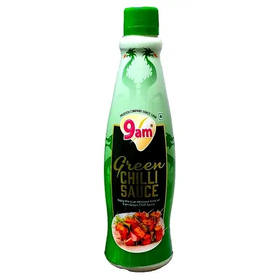 9 Am green Chilli Sauce 650 g