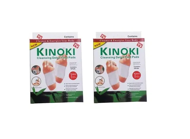 Kinoki Stress Relief 10 Pcs Foot Heat Patches Pads, Set of 2