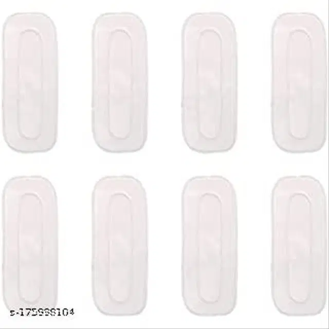 5 Layer Reusable Cloth Diaper, White, Pack of 8