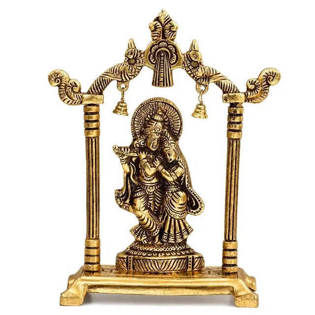 Metal Krsihna Radha Idol