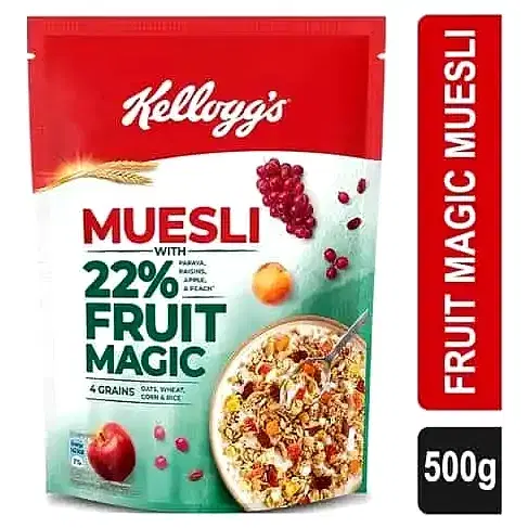 Kellogg'S Fruit Magic Muesli (Carton) 500 G
