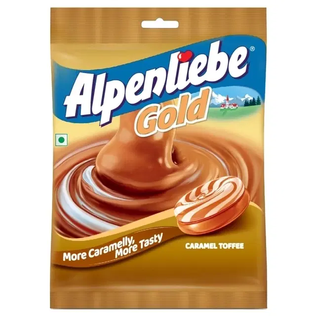 Alpenliebe Gold Rich Milky Caramel Toffee 138.6 g