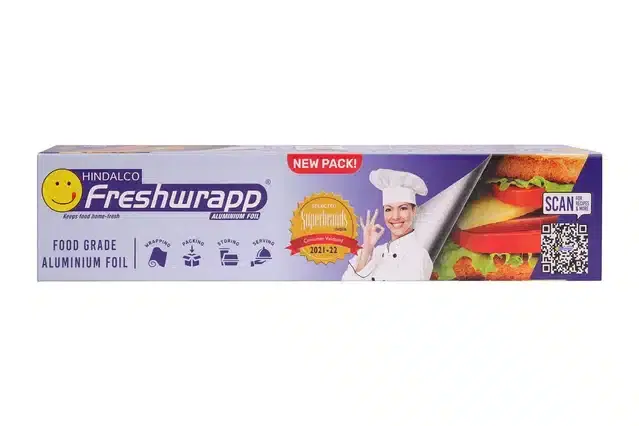 Aluminium Foil for Kitchen, Silver, 12 m