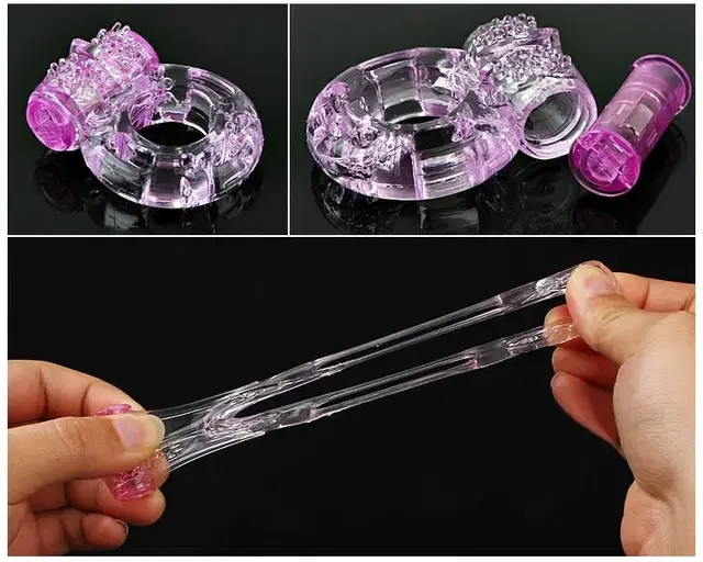 Penis Vibrator Ring for Men, Pink