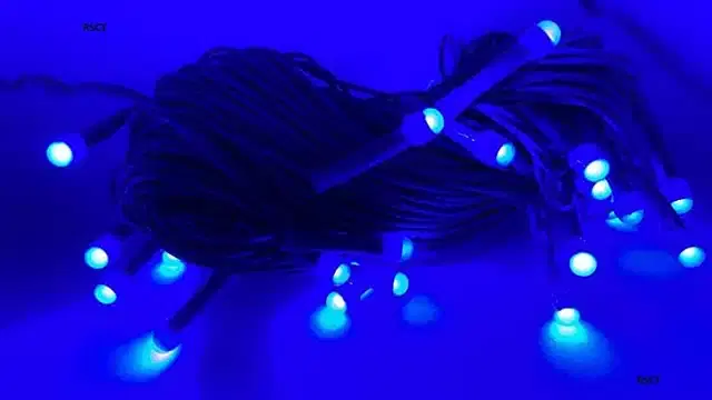 LED String Lights, Blue, 15 m