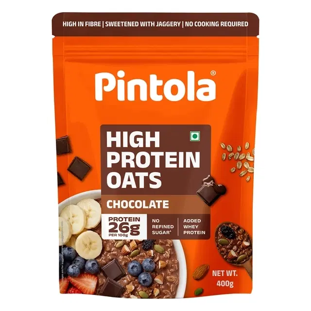 Pintola High Protein Oats Dark Chocolate Pouch 400 g