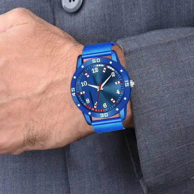 Analog Watch for Men (Blue)