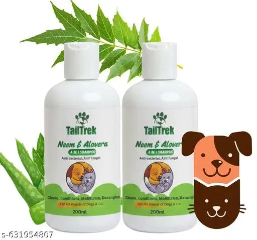 Neem Care Pet Shampoo ,400ml ,(Pack of 2)