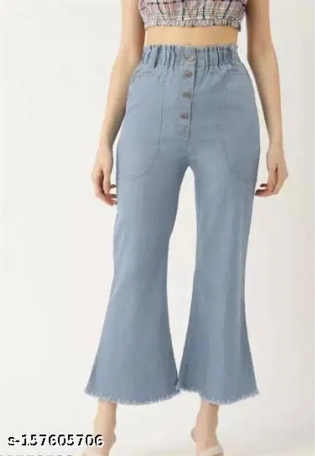 Denim Jeans for Women (Blue, 30)