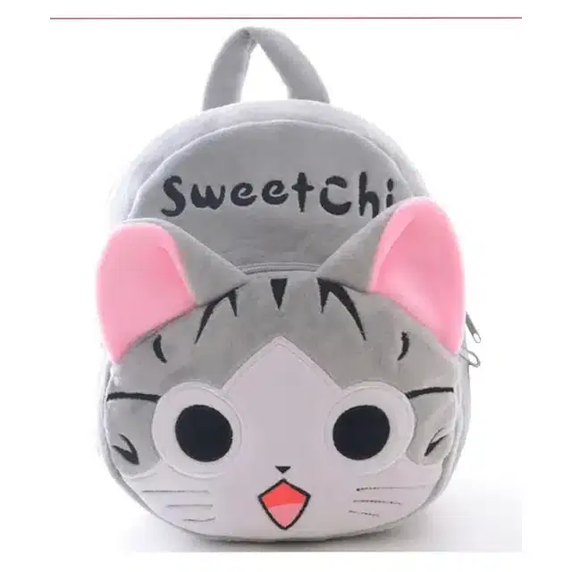 Soft School Bag for Kids, Grey