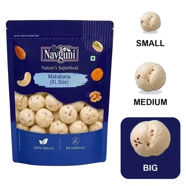 Navguni Jumbo Hand Picked Makahana (XL Size) 80 g II (6+ suta )