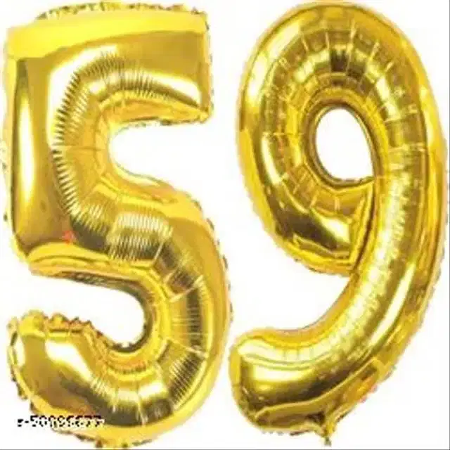 Number Foil Balloon, Assorted, Pack of 1