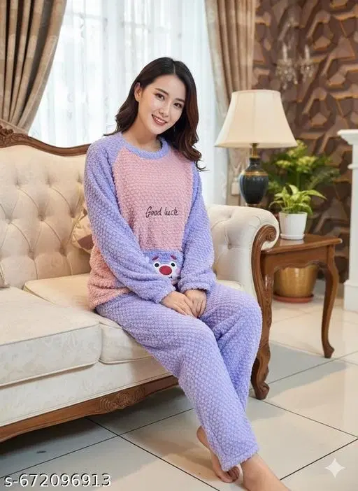 Comfort Nightdress for Women (Multicolor, L)