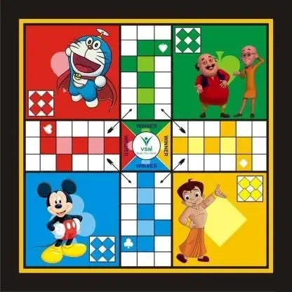 Ludo And Snakes & Ladders Board Game 2-In-1