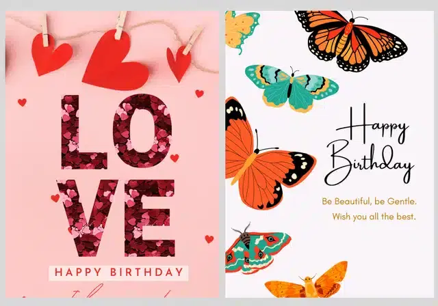 Birthday Greeting Cards, Multicolor